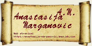 Anastasija Marganović vizit kartica